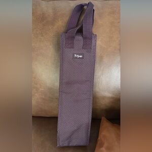 Thirty-one insulated wine bottle holder purple
